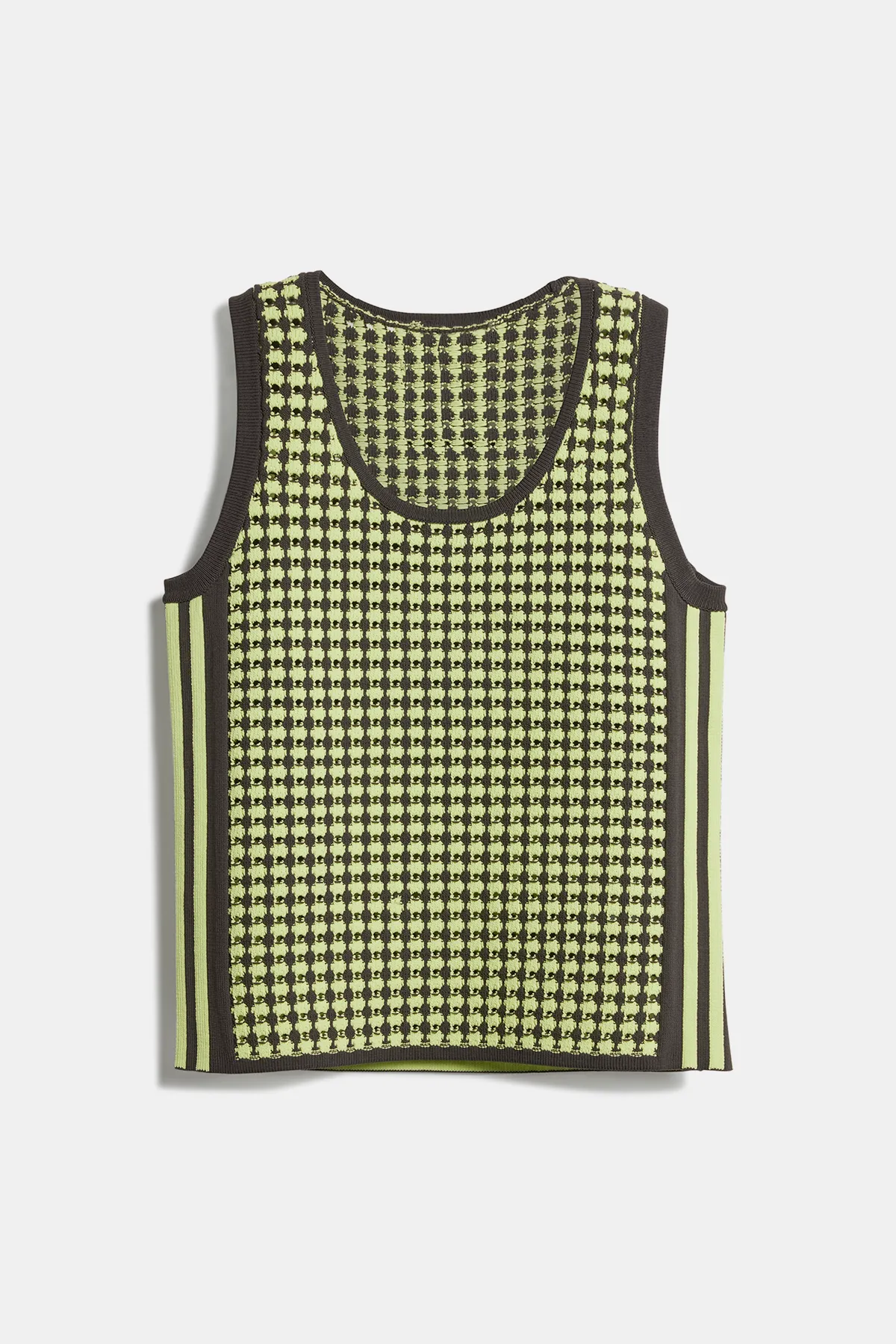 adidas x Wales Bonner Knit Vest - Semi Frozen Yellow / Night Brown