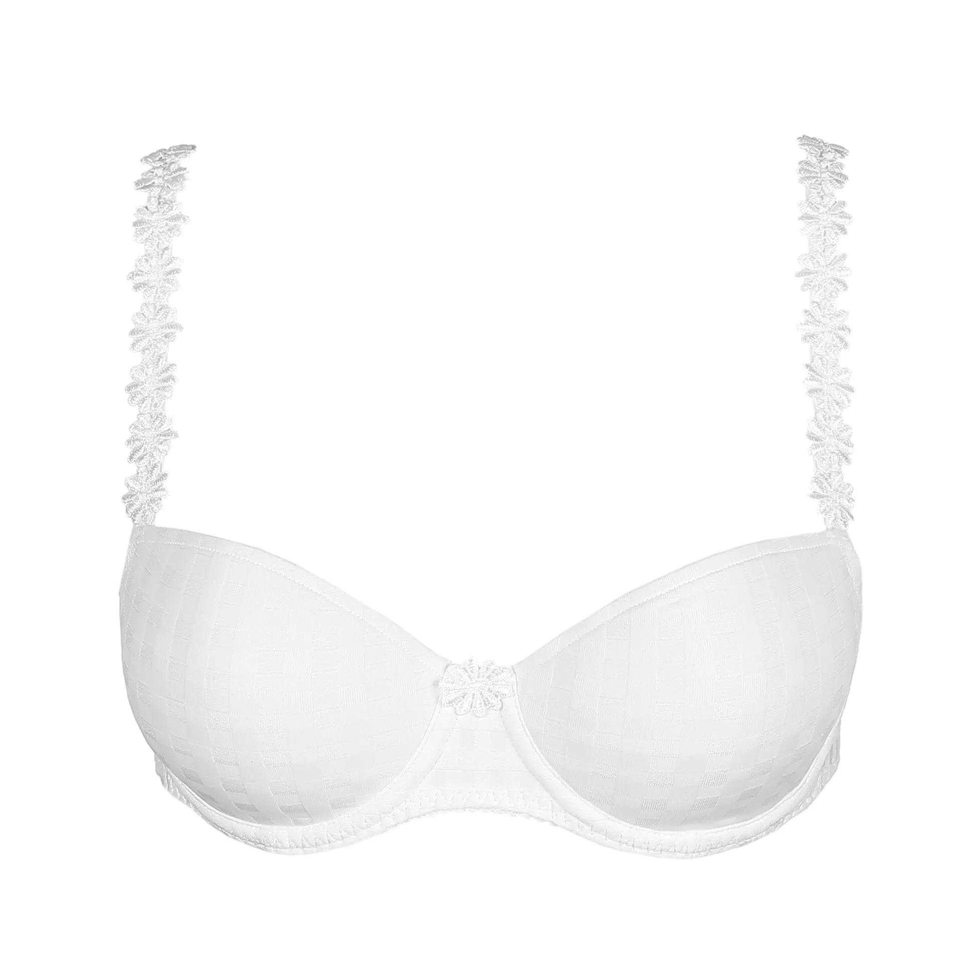 Avero Balcony Padded Bra - White