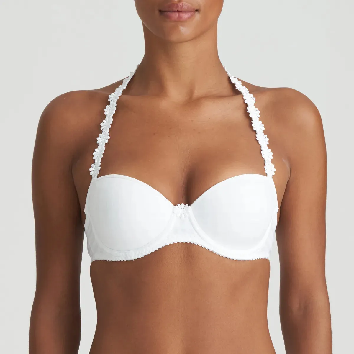 Avero Balcony Padded Bra - White