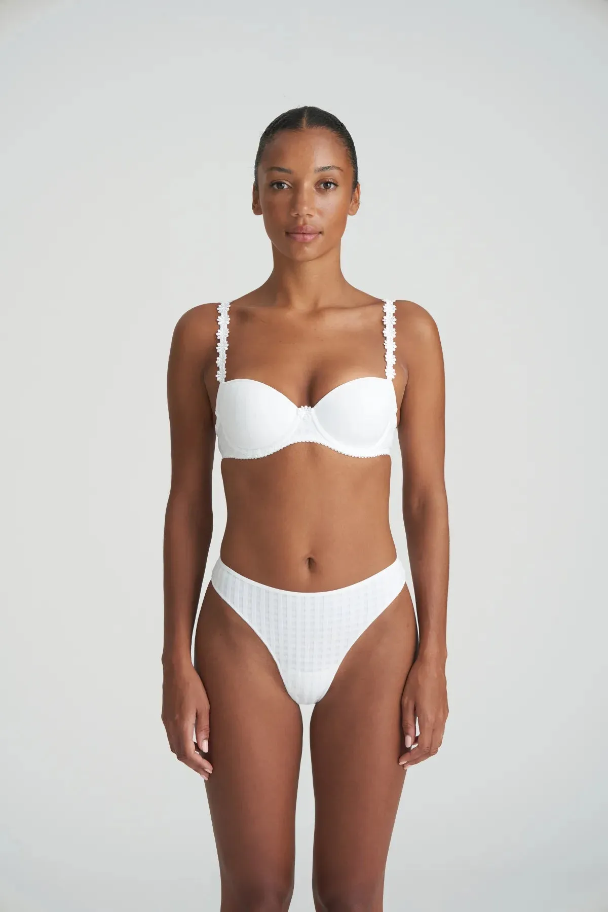 Avero Balcony Padded Bra - White