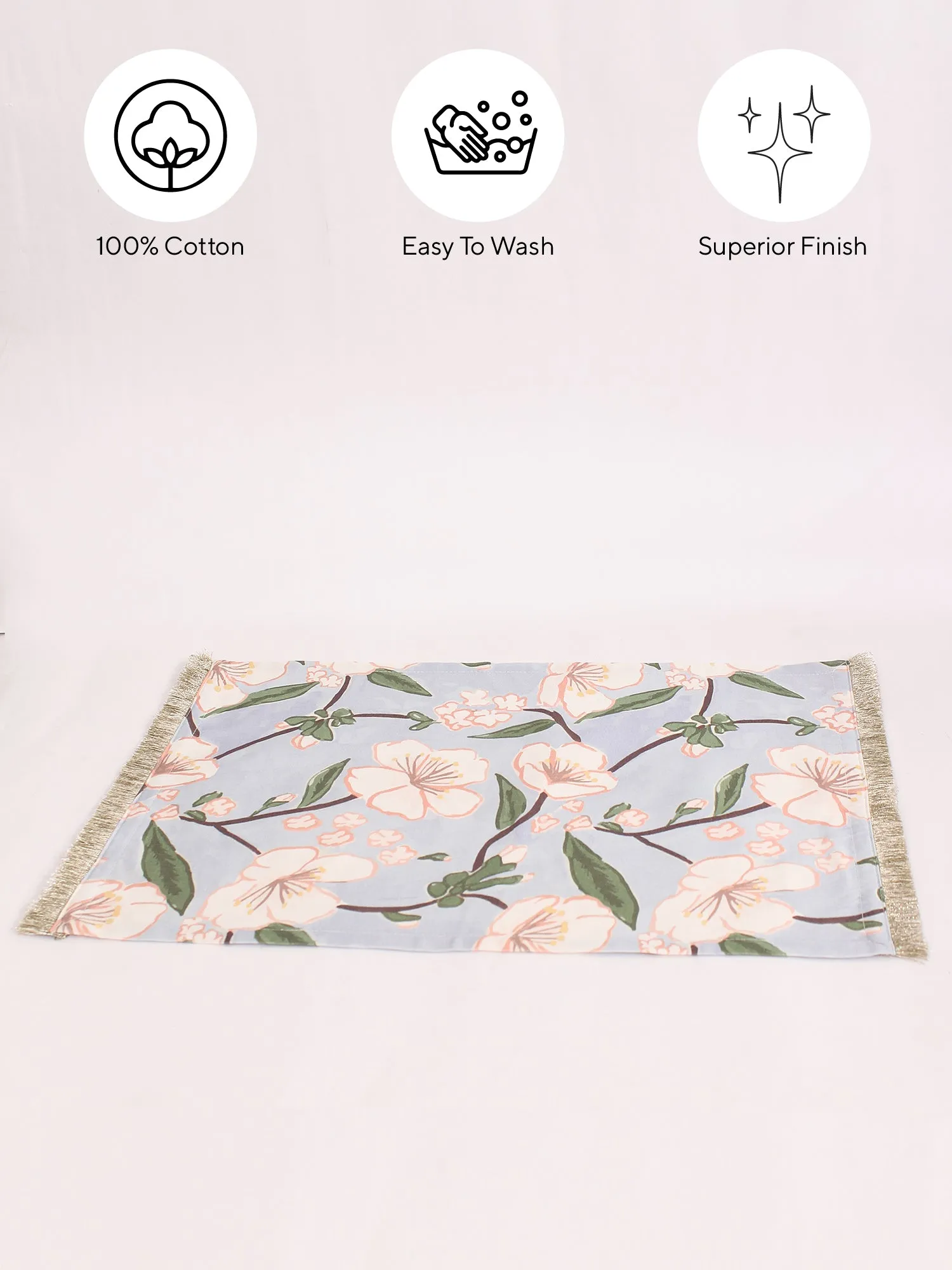 Badamwari - Set Of 2 Placemats (Blue)
