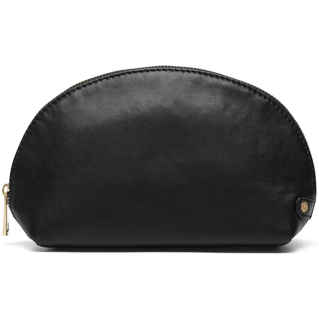 Beautiful cosmetic bag in soft leather quality / 15916 - Black (Nero)
