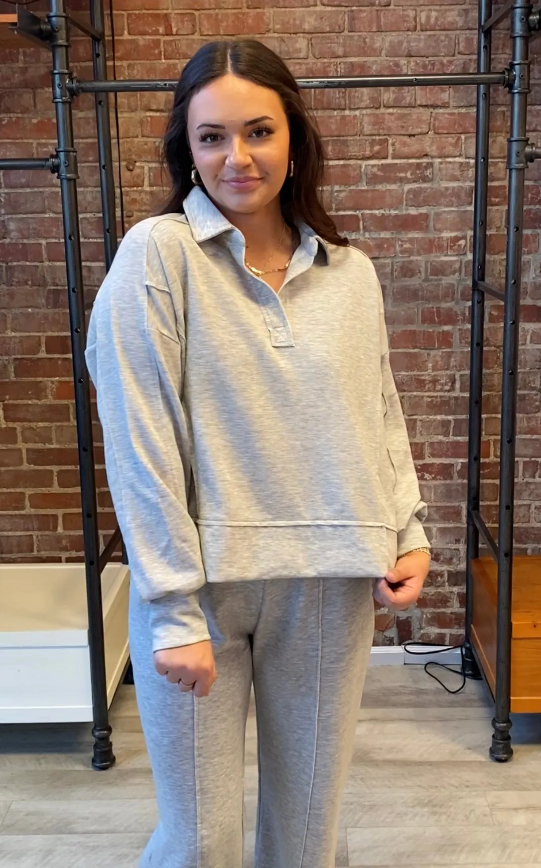 Buttery Soft Sweatshirt | H Grey
