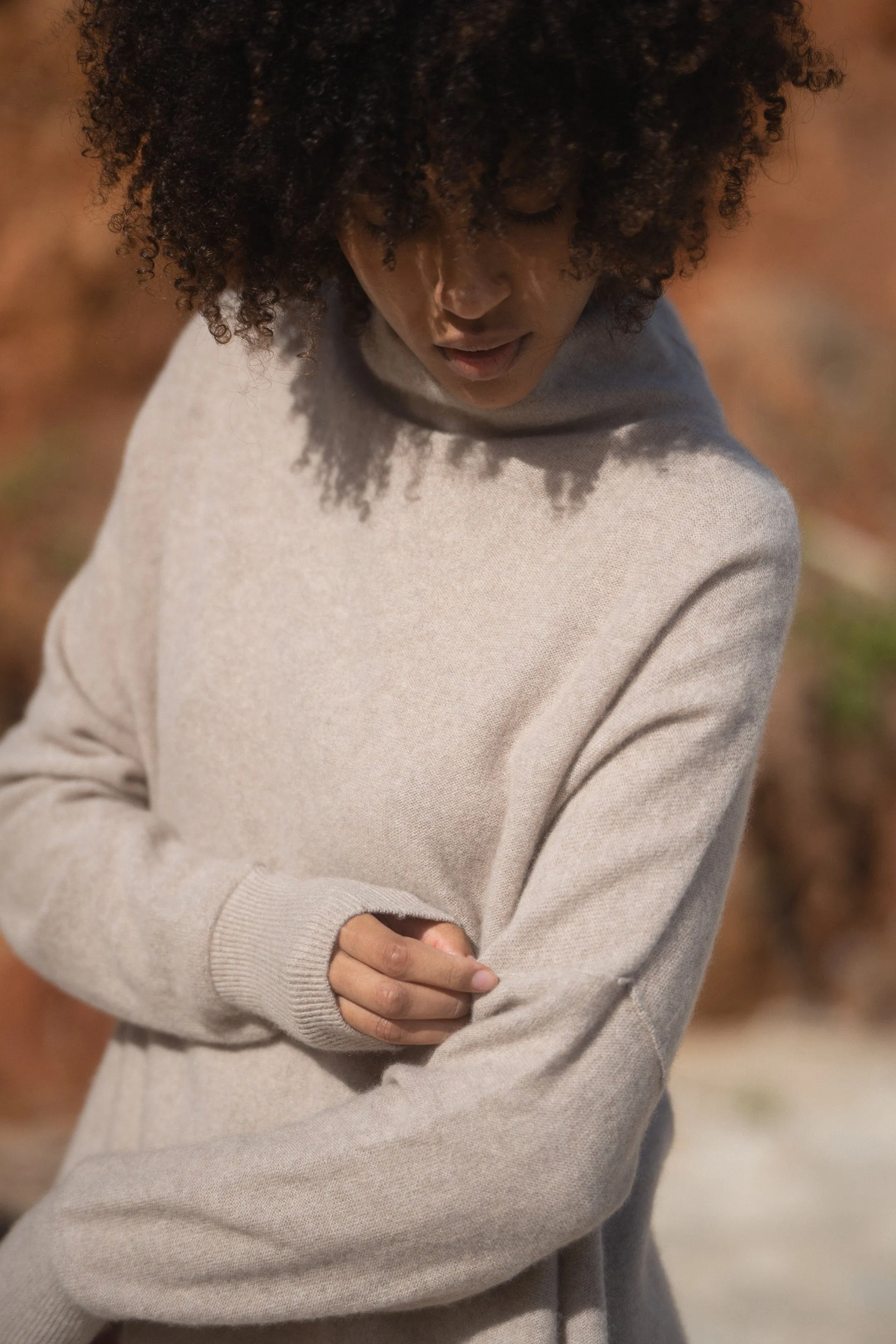 CALA OATMEAL CASHMERE TUNIC