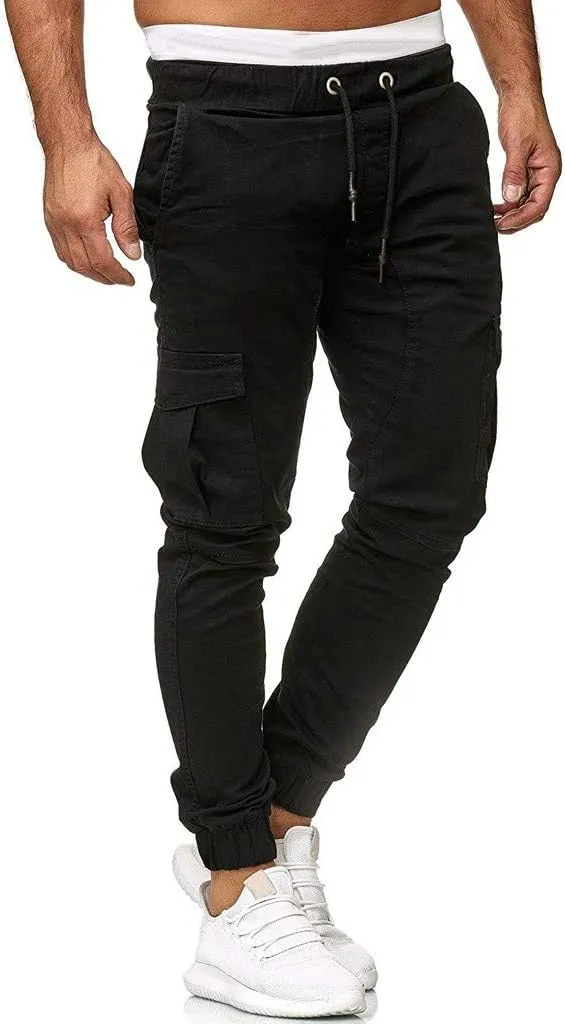 Cargo Sweatpants for Men Joggers Lounge Pants with Pockets Men's Jogger Sweatpants Mens Sweatpants Cargo Lightweight