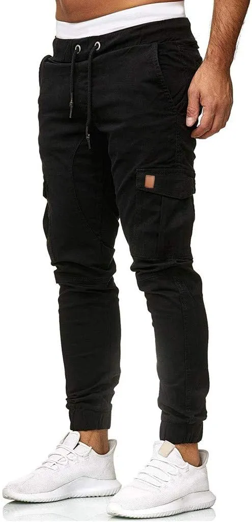 Cargo Sweatpants for Men Joggers Lounge Pants with Pockets Men's Jogger Sweatpants Mens Sweatpants Cargo Lightweight