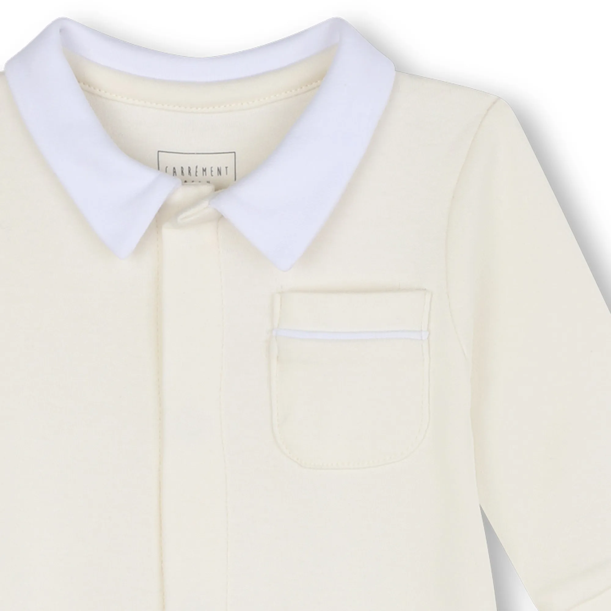 Carrement Beau Cotton Romper Soft Yellow