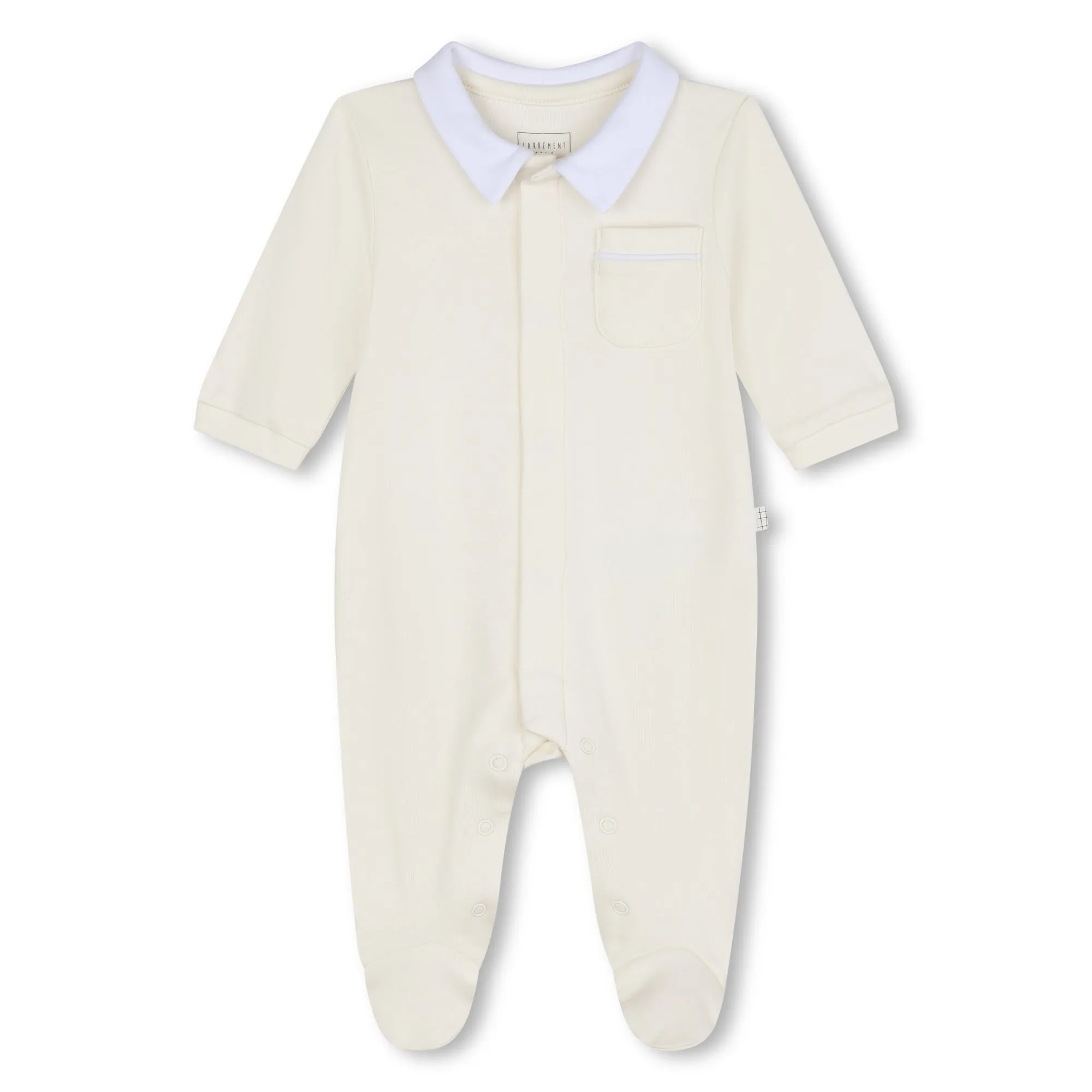 Carrement Beau Cotton Romper Soft Yellow
