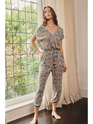 Drifting Dreams Paisley Drawstring Jumpsuit