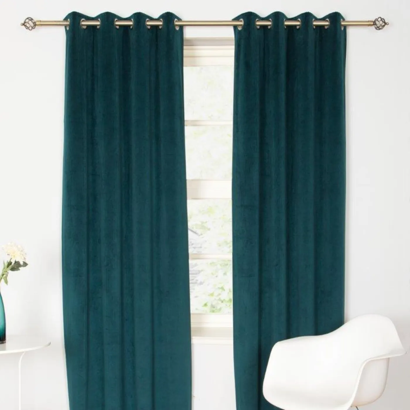 EA Delaney Velvet Elegance | Ring Top Ready Made Curtains