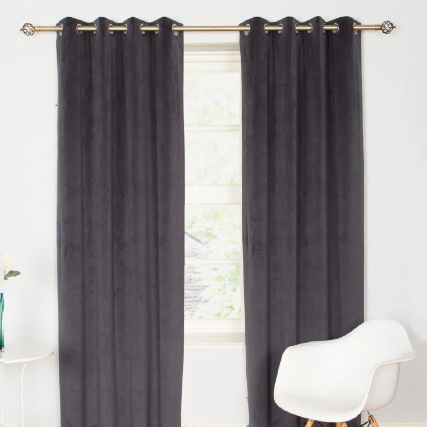 EA Delaney Velvet Elegance | Ring Top Ready Made Curtains