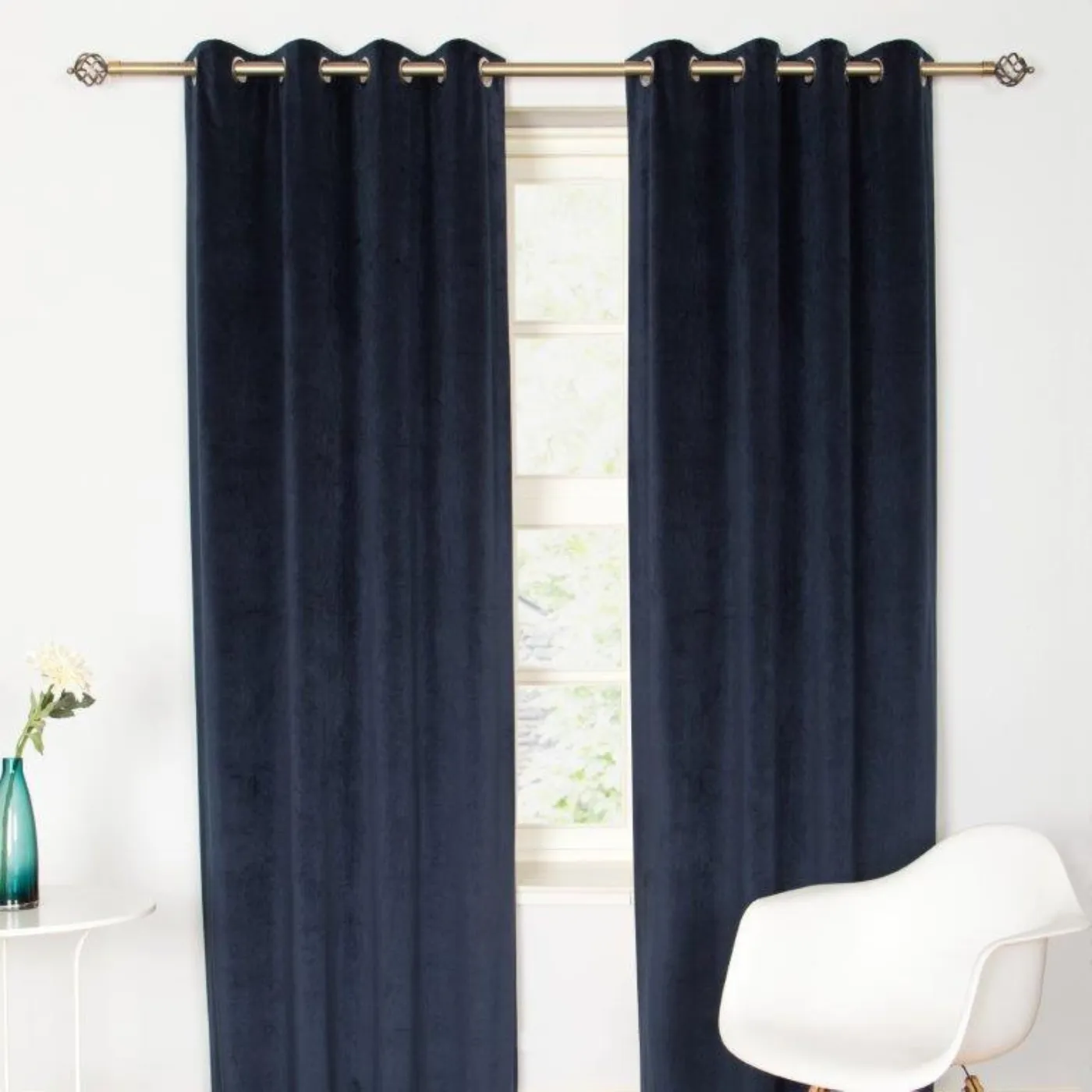 EA Delaney Velvet Elegance | Ring Top Ready Made Curtains