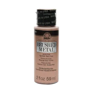 Folkart Brushed Metal Acrylic Paints Rose Gold