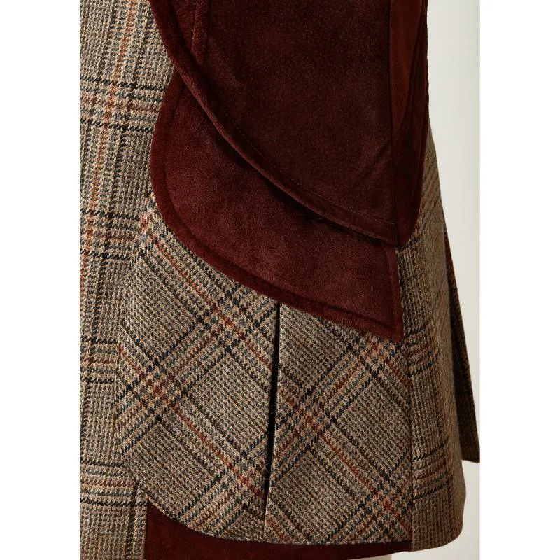 Holland Cooper Tweed Field Vest - Bourbon Tweed