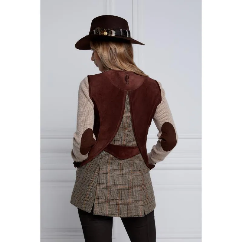 Holland Cooper Tweed Field Vest - Bourbon Tweed