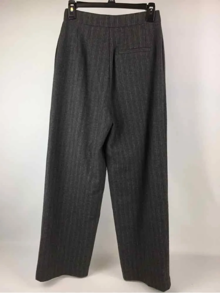 Lili Sidonio Women Size S Gray NWT Striped Wide Leg Pants