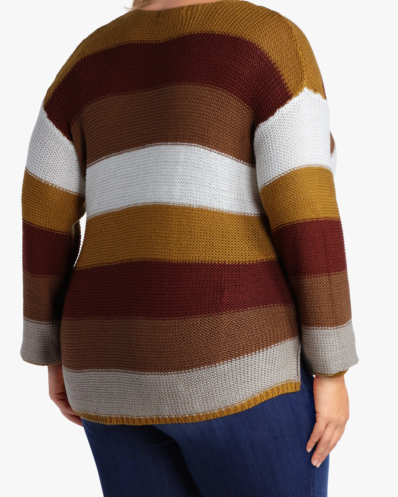 London Long-Sleeve Striped Sweater | Yellow / Gold