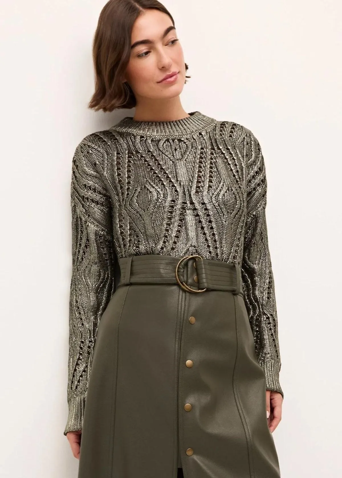 MARIE OLIVER Maxine Sweater - Evergreen