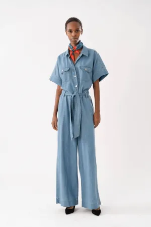 MATHILDE JUMPSUIT LIGHT BLUE