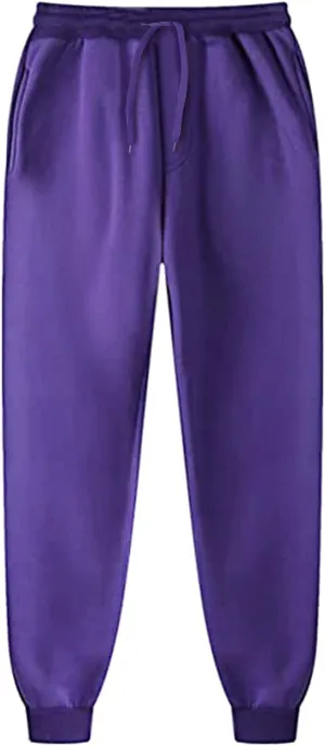 Mens Sweatpants Pants Drawstring Sports Trousers Joggers for Men Sports Active Joggers for Men Elastic Waist Athletic