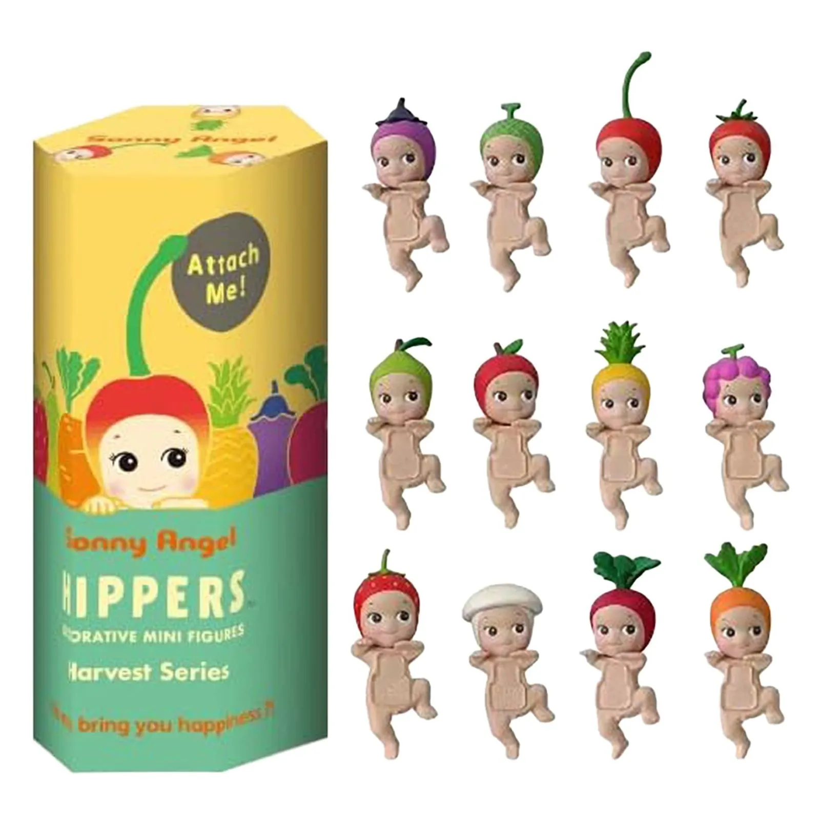 modern Sonny Angel HIPPERS Cat Life Series - 18 Pcs Blind Box - Mini Figure Blind Box Clearance! HIPPERS Fruit Series