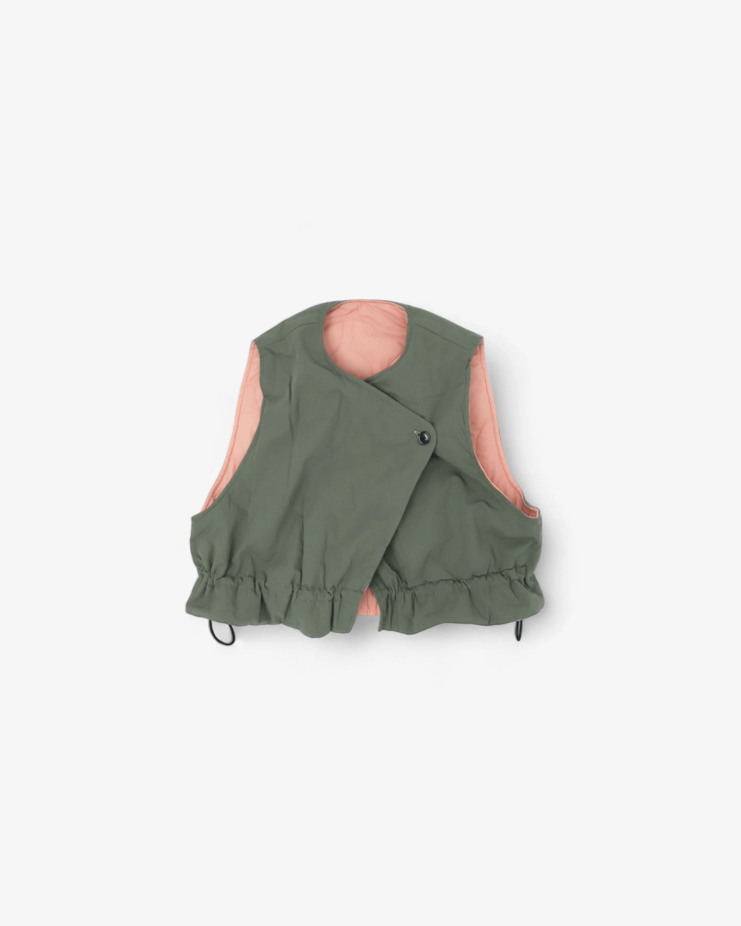 MRS.WORKWARE REVERSIBLE LINER SHORT VEST #694