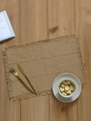 Nalikeram Placemat Set Of 4 Placemats (Beige)