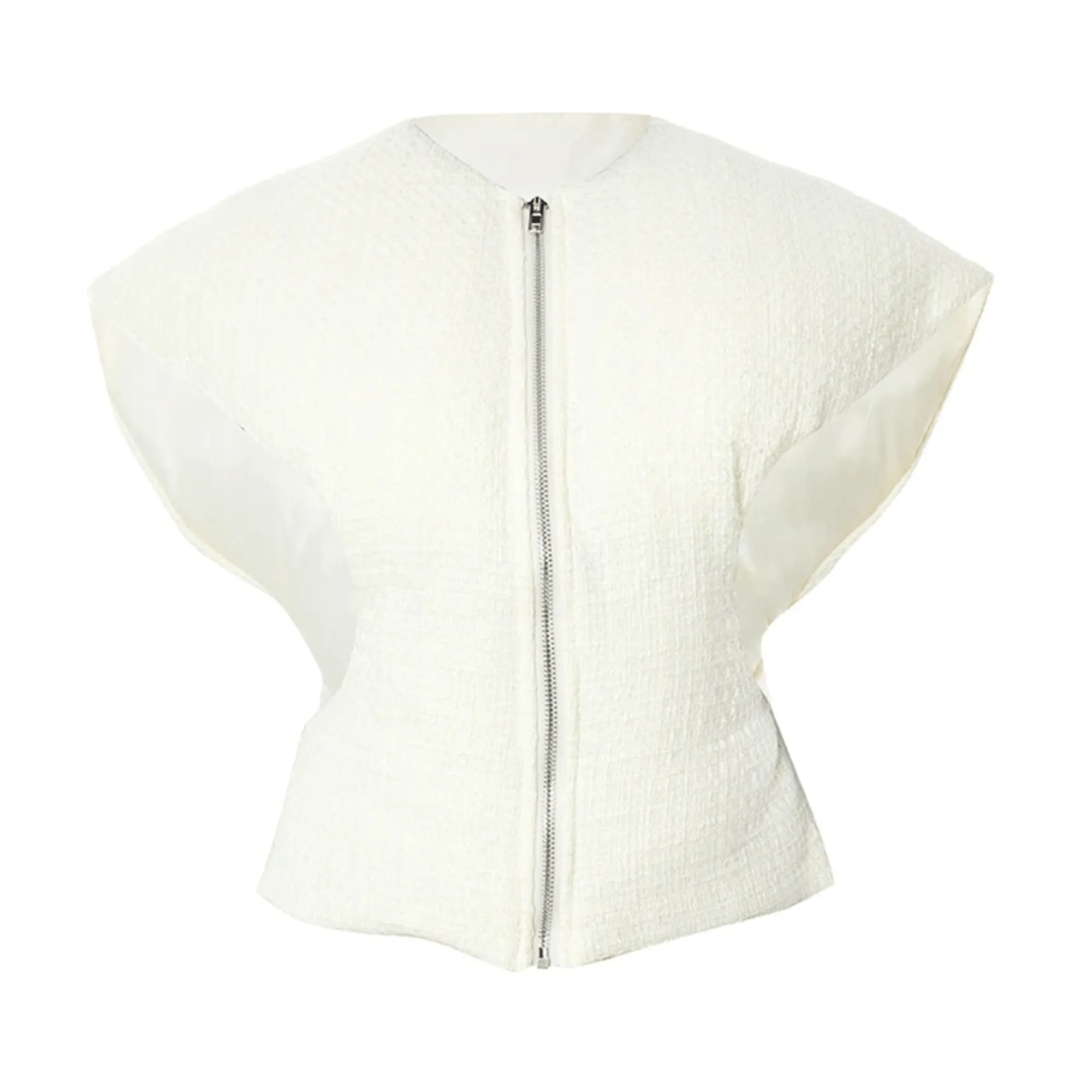 Pre Order:  Wide Shoulder Cotton-Padded Vest