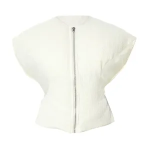 Pre Order:  Wide Shoulder Cotton-Padded Vest