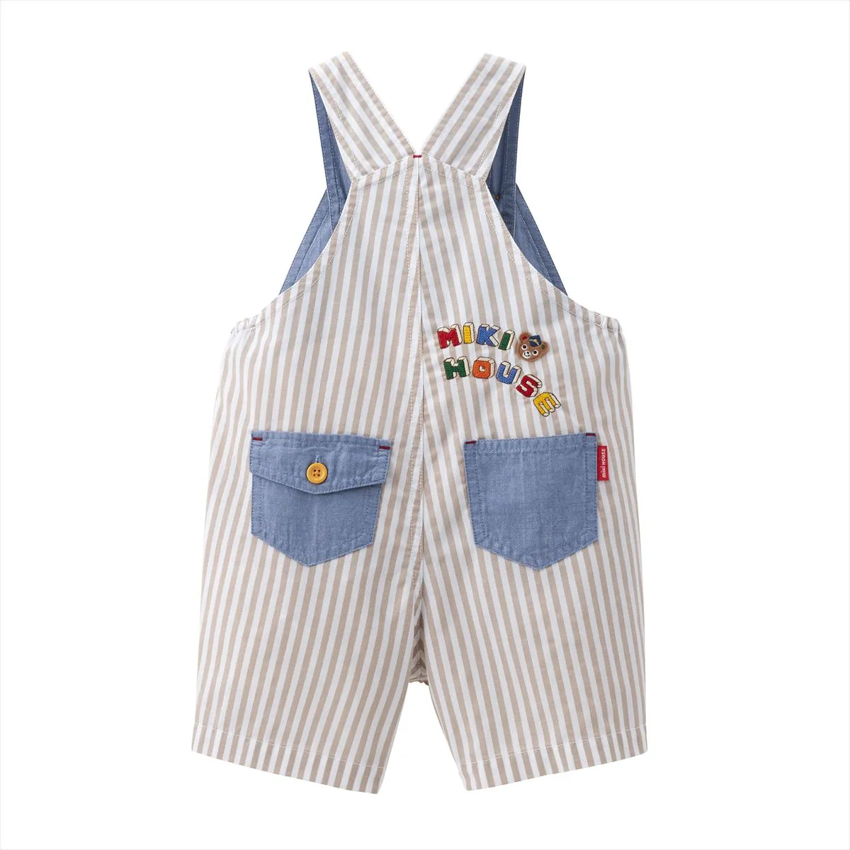 Striped Pucchi Rider Overalls