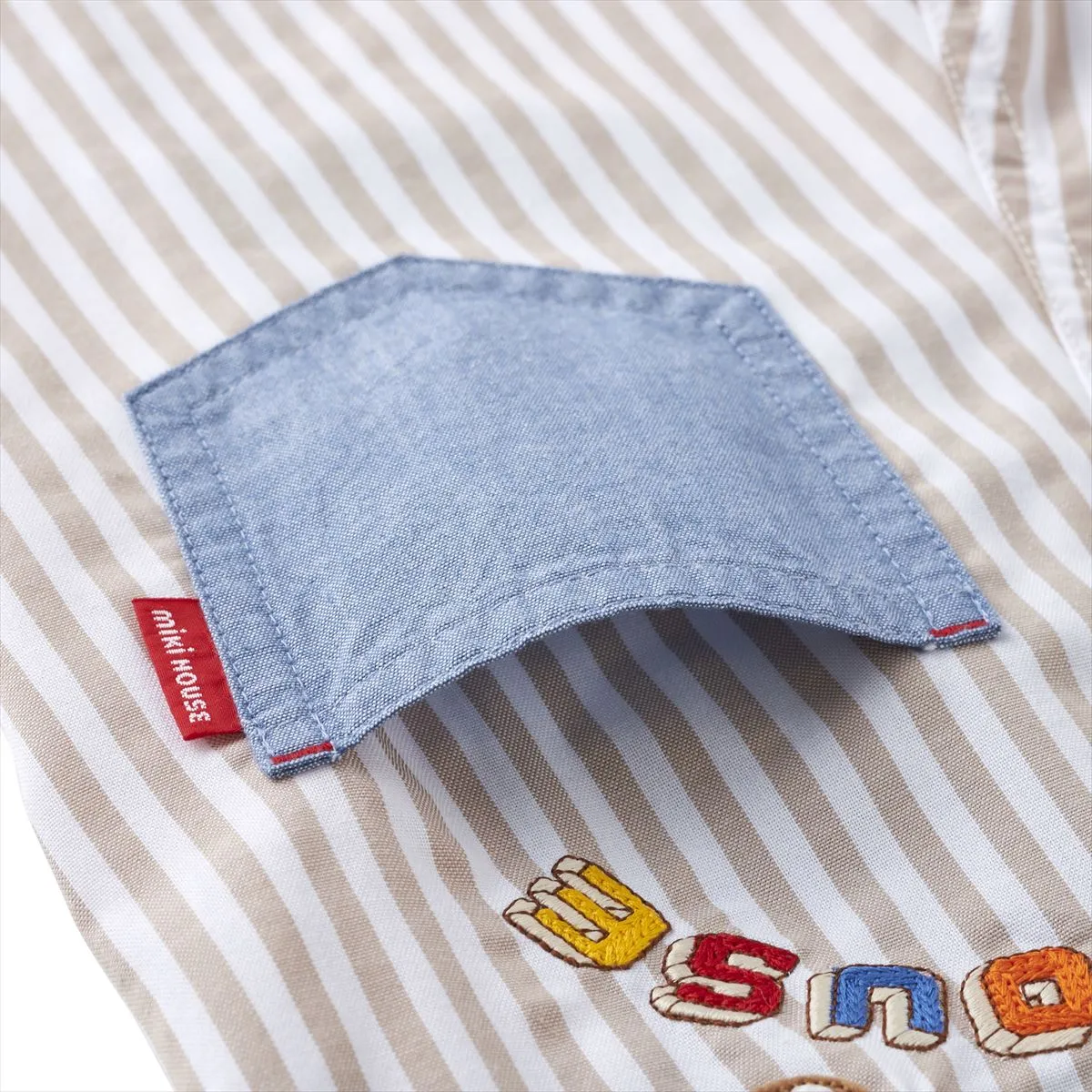 Striped Pucchi Rider Overalls
