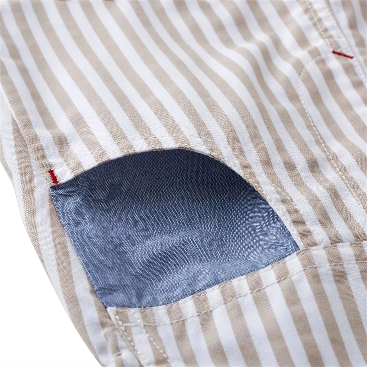 Striped Pucchi Rider Overalls