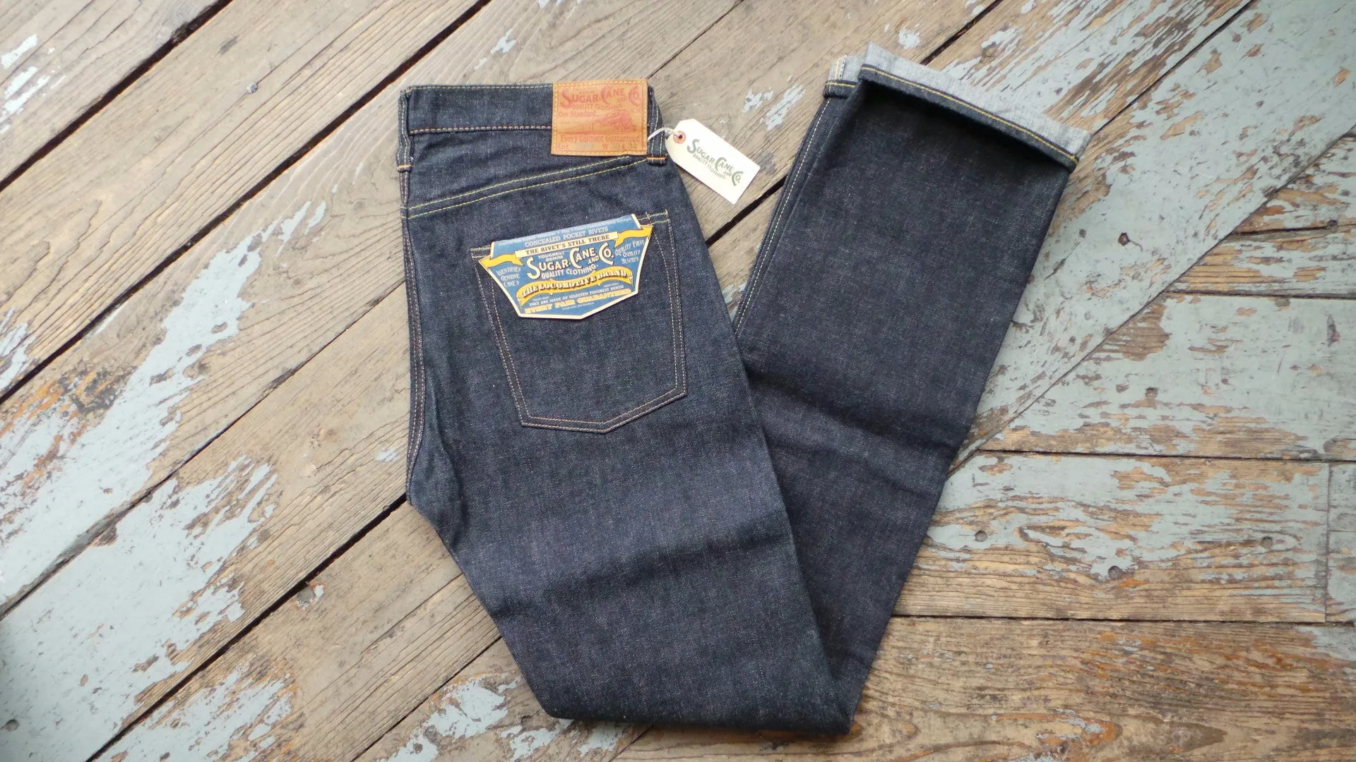 Sugar Cane 2009 (1947 Type II) 12oz Red Selvedge Rigid Denim