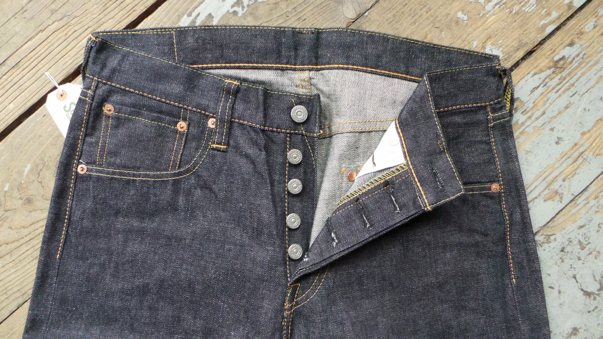 Sugar Cane 2009 (1947 Type II) 12oz Red Selvedge Rigid Denim