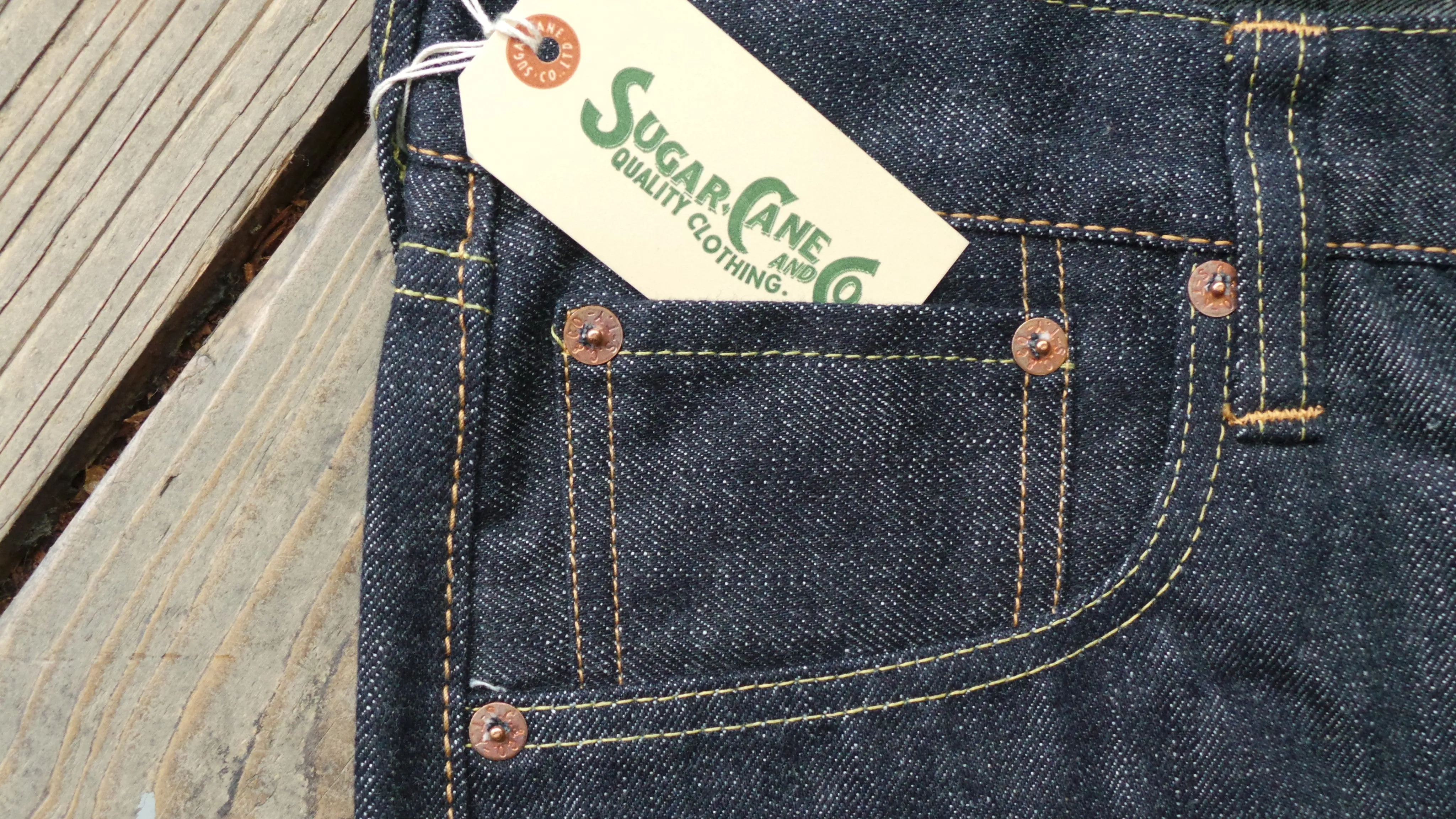 Sugar Cane 2009 (1947 Type II) 12oz Red Selvedge Rigid Denim