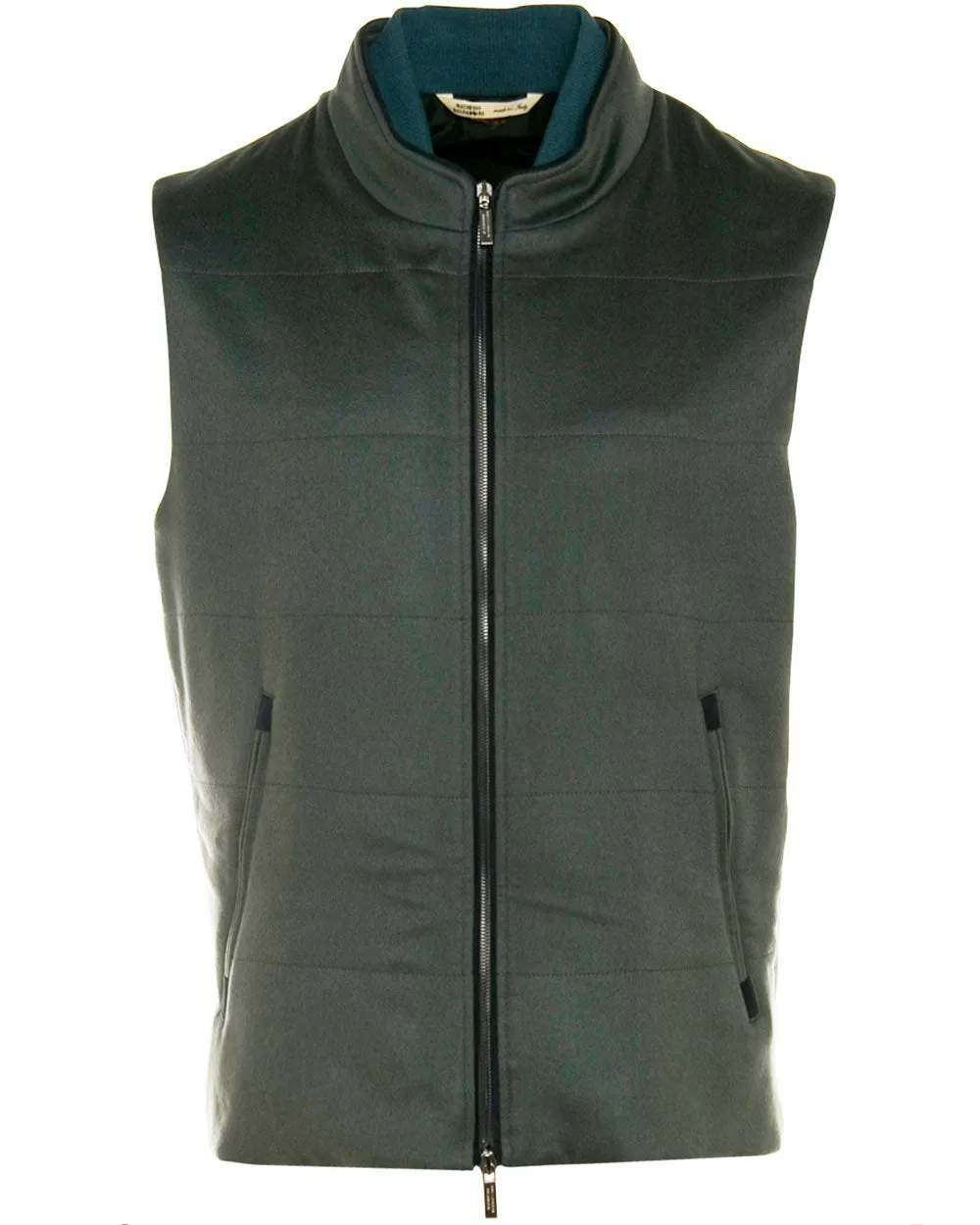 Teal Pure Cashmere Vest