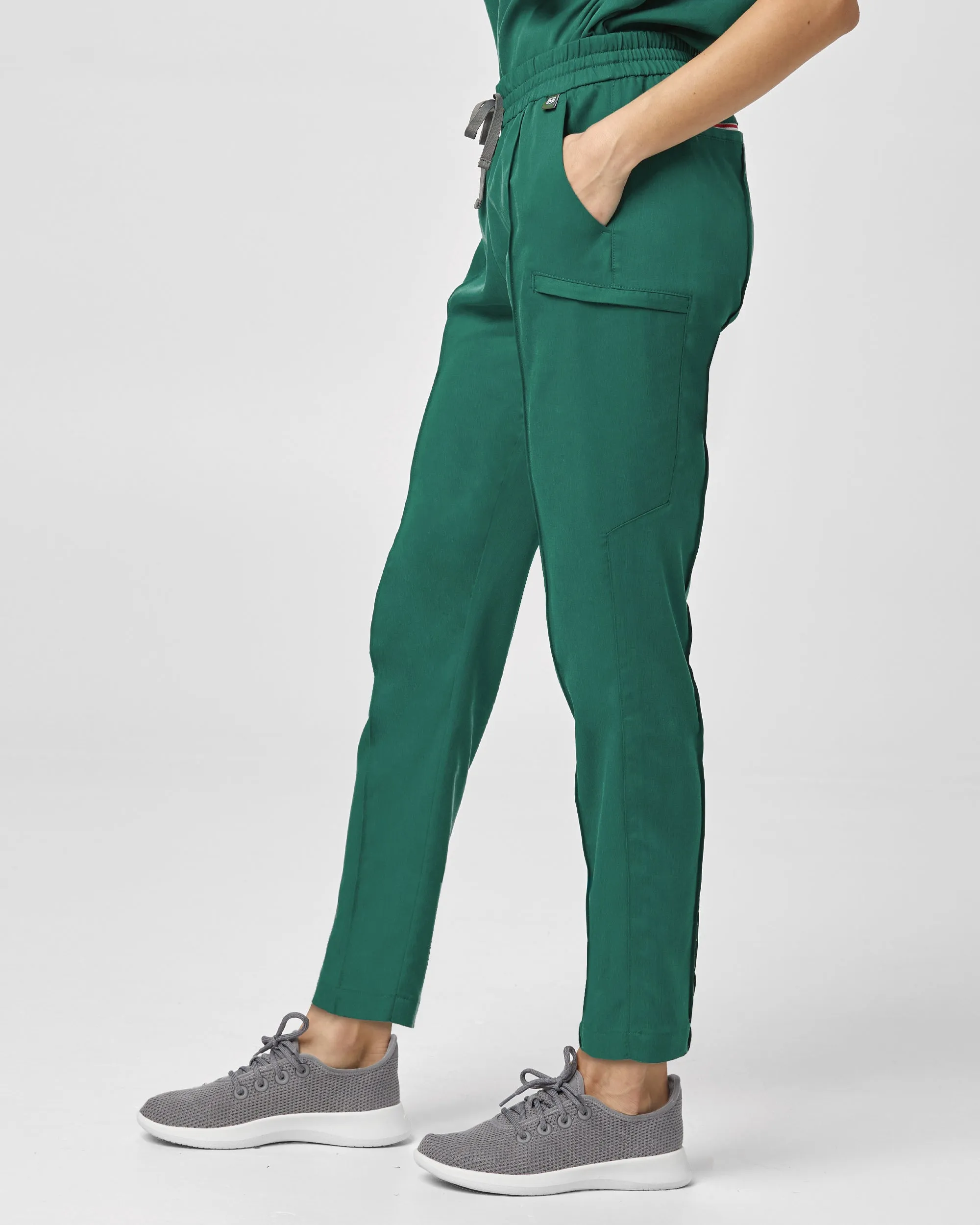 TENCEL™ Sicily‎ ‎ Pintuck Tapered Scrub Pants (Final Sale)