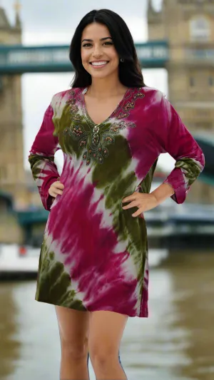Tie Dye Knit Tunic