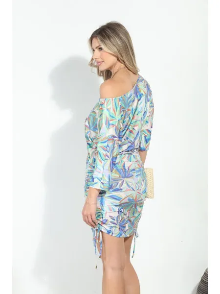 Veronica M Leighton Shirred Stretch Tunic Dress