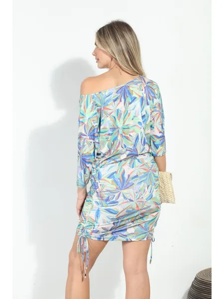Veronica M Leighton Shirred Stretch Tunic Dress