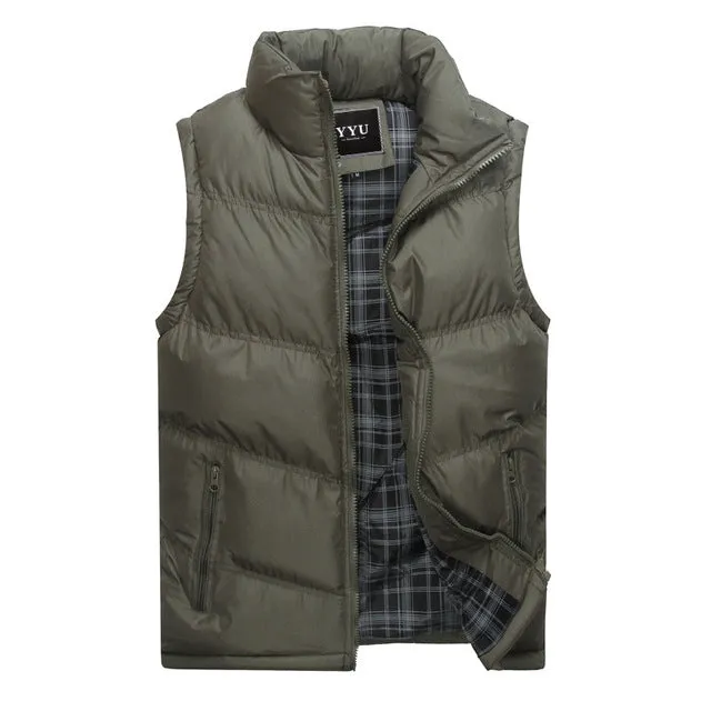 West Louis Casual Male Cotton-Padded Men's Vest