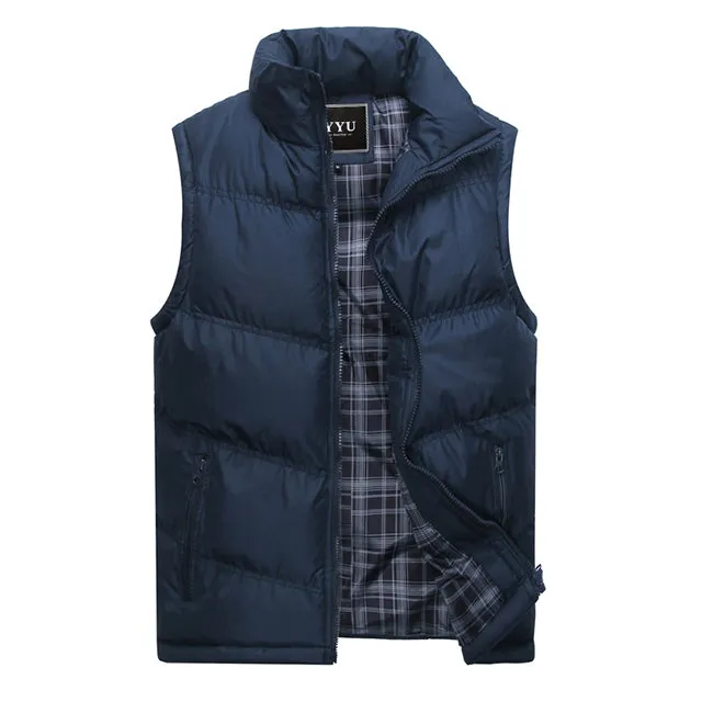 West Louis Casual Male Cotton-Padded Men's Vest