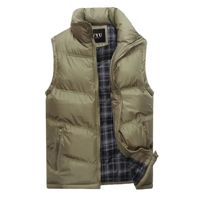 West Louis Casual Male Cotton-Padded Men's Vest