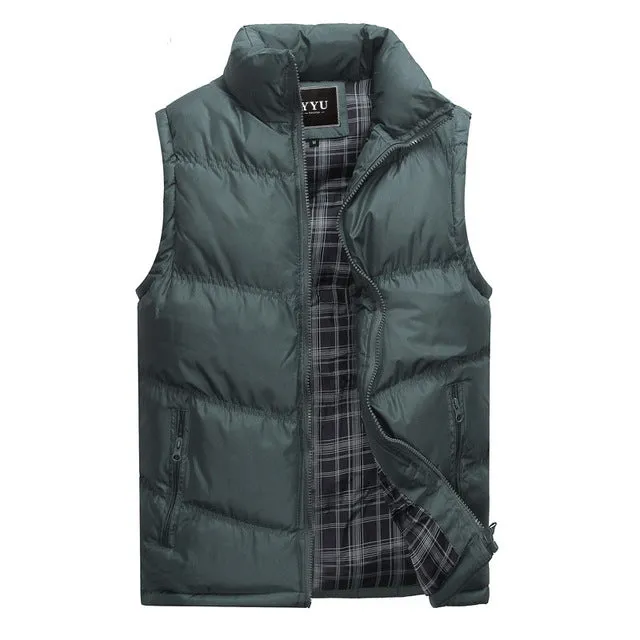 West Louis Casual Male Cotton-Padded Men's Vest