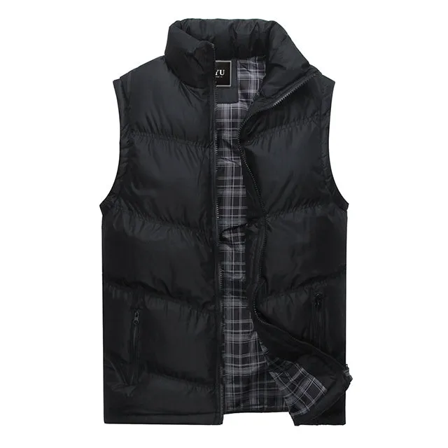 West Louis Casual Male Cotton-Padded Men's Vest