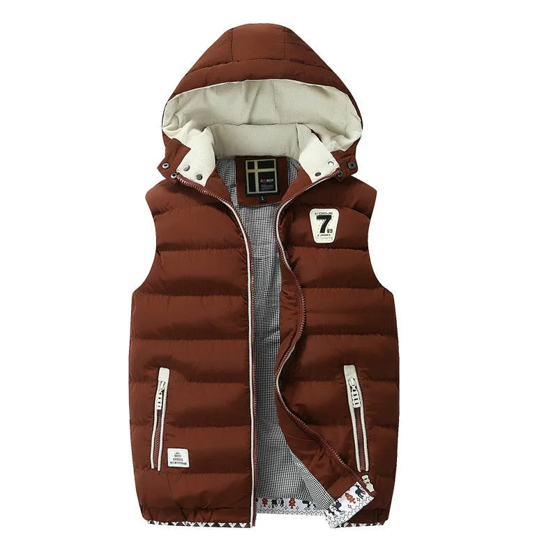 West Louis Cotton-Padded Sleeveless Jacket