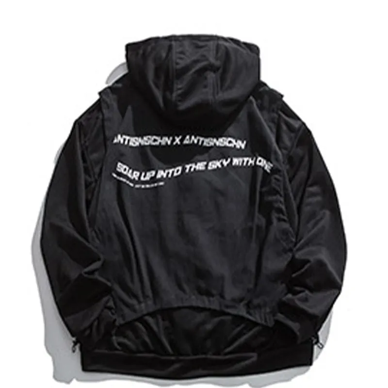 WLS Double Piece Splicing Vest Jacket
