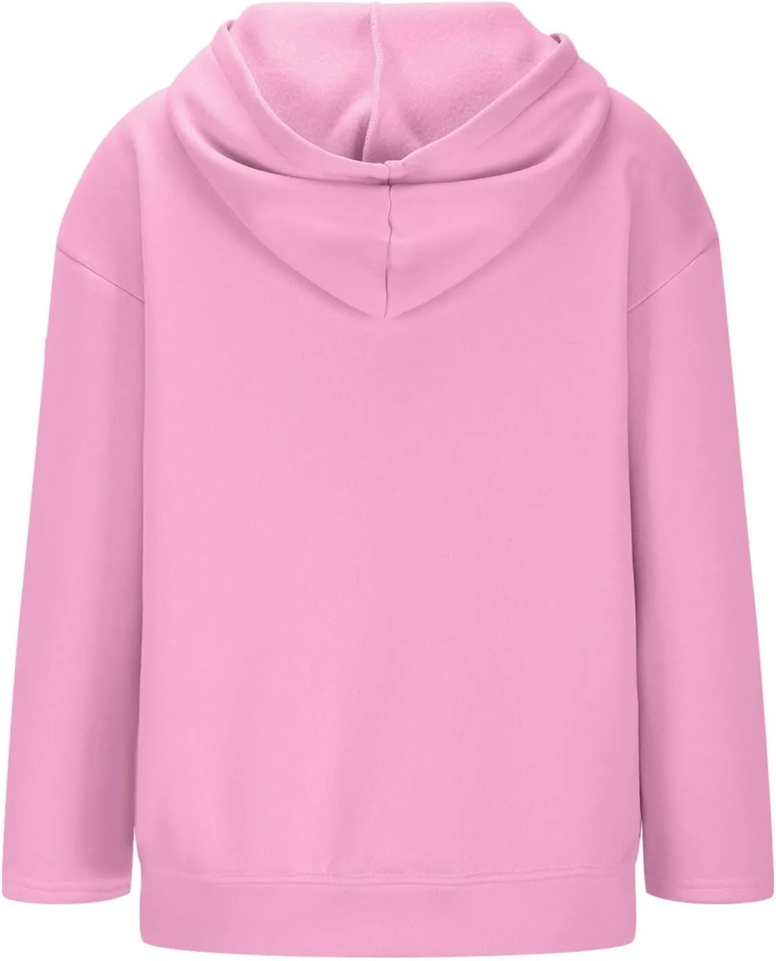 Womens Fall Hoodies Pullover Full Zip Up Jacket Casual Long Sleeve Hooded Sweatshirt with Pockets Fall Oversized Tops