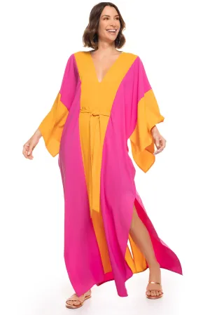Women's Wynwood Cover-Up  |  Apricot Crush / Magnolia Pink Colorblock