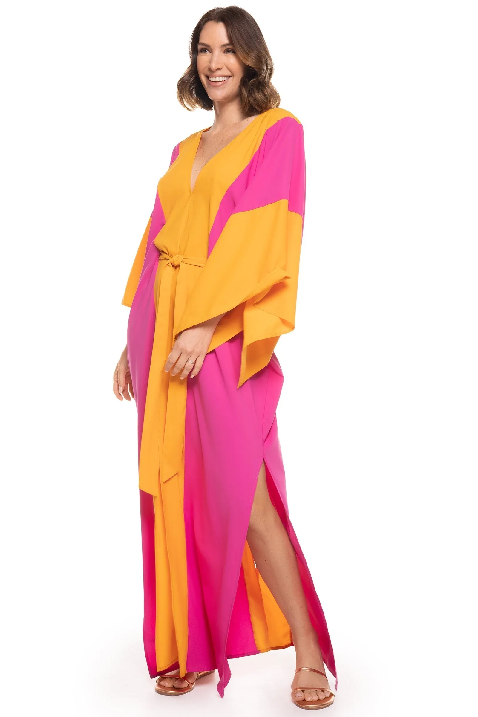 Women's Wynwood Cover-Up  |  Apricot Crush / Magnolia Pink Colorblock